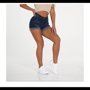 Navishape Dark Wash Jean Shorts